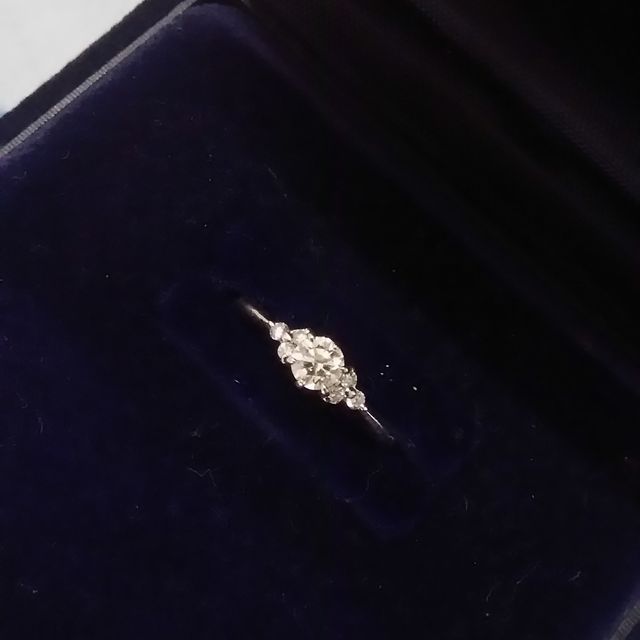【ジュエリーツツミ(JEWELRY TSUTSUMI)の口コミ】 ブランドにはそれほど拘りはありませんでしたが、ダイヤが大きめで華やか…