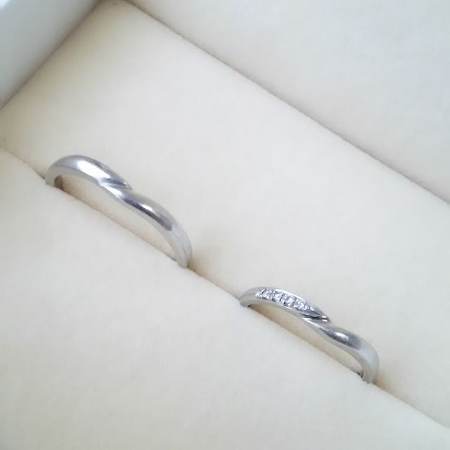 【ジュエリーツツミ(JEWELRY TSUTSUMI)の口コミ】 ブランドにはそれほど拘りはありませんでしたが、ダイヤが大きめで華やか…