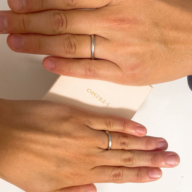 【アイプリモ(I-PRIMO)の口コミ】 たくさんの指輪を見ましたがこのデザインが気に入り決めました。基本的に…