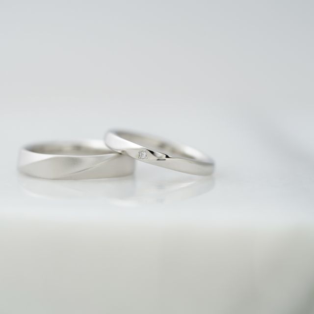 【THREE TREES(スリーツリーズ)の口コミ】 お互いの結婚指輪を型から作っていくということで、指輪の出来上がりまで…