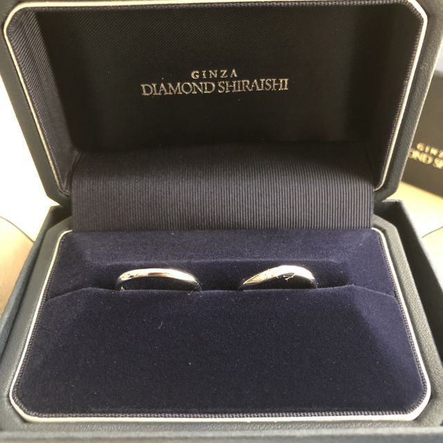 【銀座ダイヤモンドシライシの口コミ】 元々シンプルなものが欲しかったのですが、その中でも指にフィットしてつ…