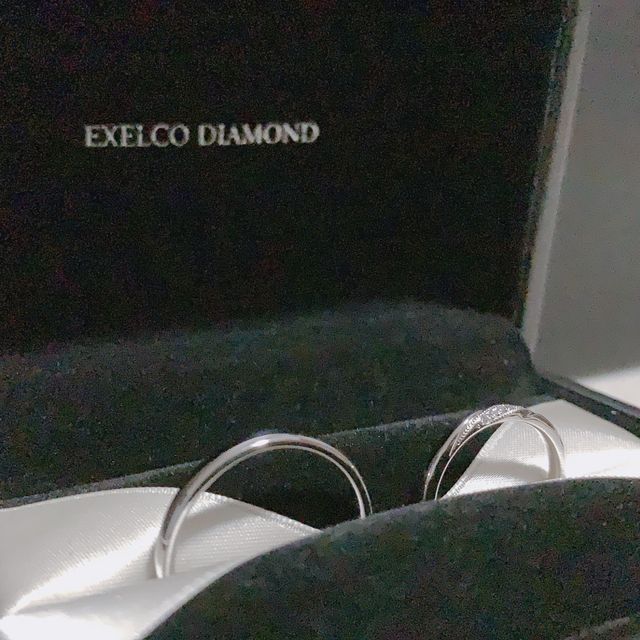 【エクセルコダイヤモンド(EXELCO DIAMOND)の口コミ】 シンプルなデザインのものを探しており、それに見合ったものを見つける事…