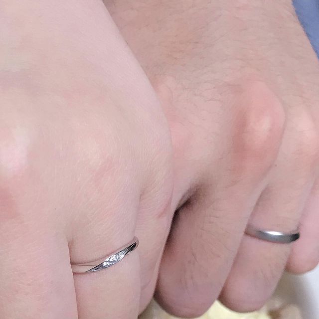 【ヴァンドーム青山(VENDOME AOYAMA)の口コミ】 ジュエリーショップを数日間かけて何軒もはしごして決めました。1番の決め…