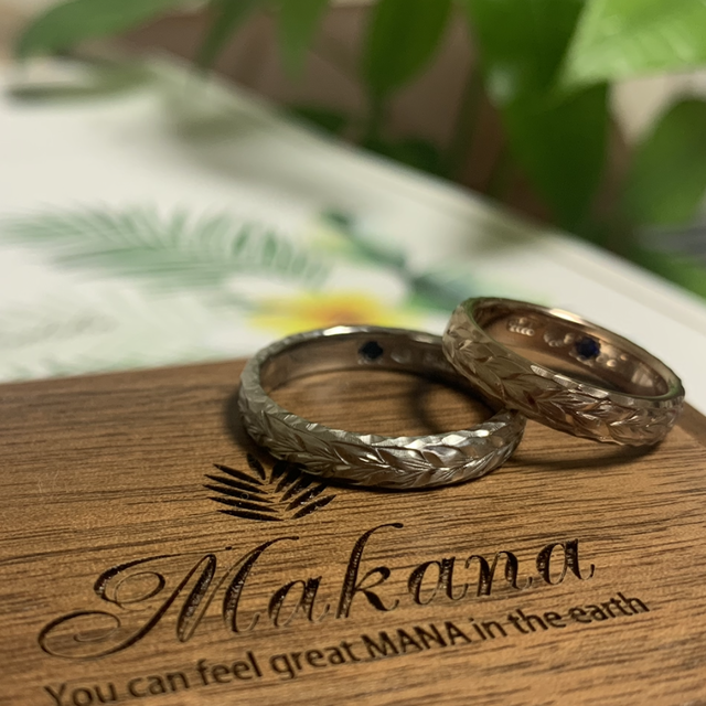 【Makana(マカナ)の口コミ】 毎日身につける物なため、デザイン性のあるものにしたかったため。
結婚指…