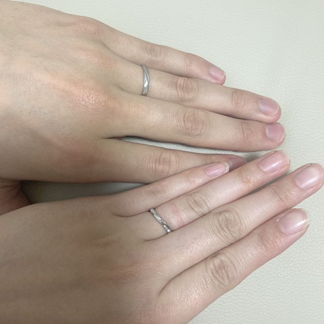 【アイプリモ(I-PRIMO)の口コミ】 旦那さんと私が納得するデザインでと思い、お互いに良いと思った物で選び…