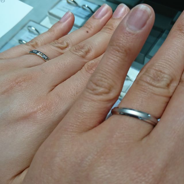 【アイプリモ(I-PRIMO)の口コミ】 何店舗が周りましたが一番アイプリモさんがコンビネーションの指輪の種類…