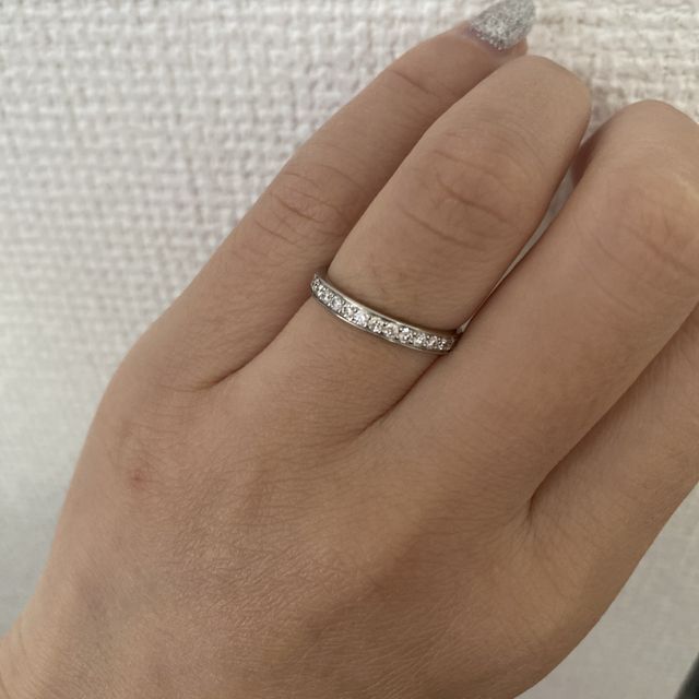 【カルティエ(Cartier)の口コミ】 憧れていたブランドであり、ハーフエタニティでストレートなタイプを探し…