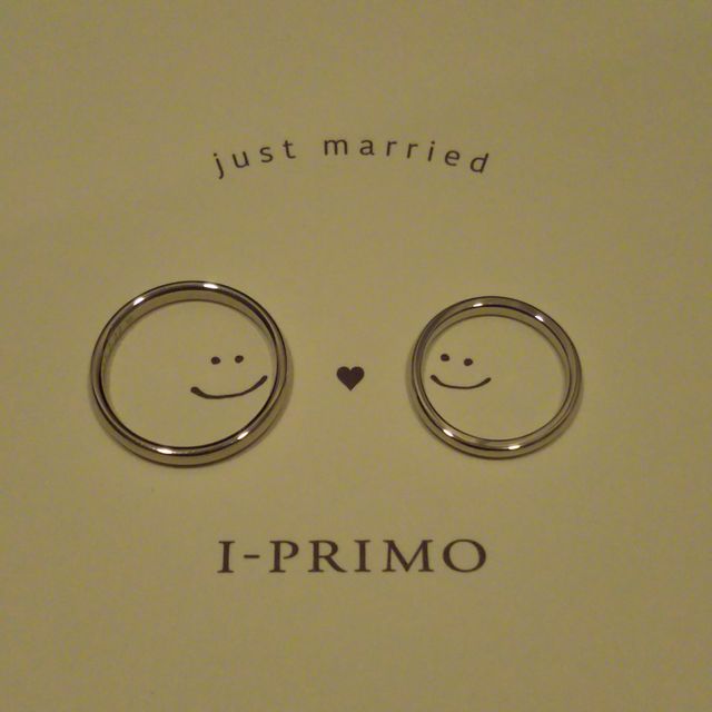 【アイプリモ(I-PRIMO)の口コミ】 ストレートで、石も模様もないシンプルなリングを探していました。エンゲ…