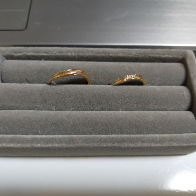 【ケイウノ ブライダル(K.UNO BRIDAL)の口コミ】 フルオーダーで自分の理想の指輪ができました。最初は私のこうしたい、と…