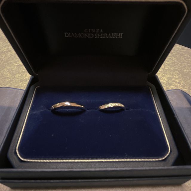 【銀座ダイヤモンドシライシの口コミ】 派手すぎるのは嫌だけど、少しキラキラした指輪を求めており、まさに理想…