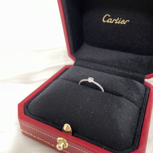 【カルティエ(Cartier)の口コミ】 せっかくの婚約指輪！箪笥の肥やしにはしたくない！と思い、普段から結婚…