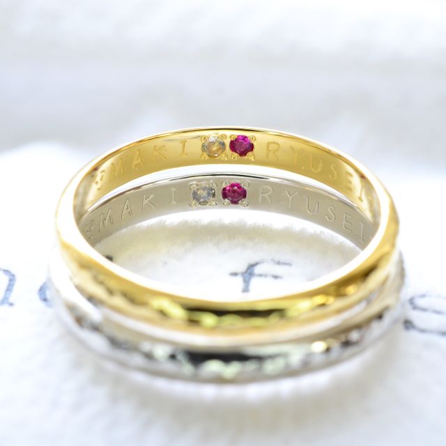 【湘南彫金工房 andfuseの口コミ】 minamoパターンという、水面をイメージした槌目模様に一目惚れしました。
…