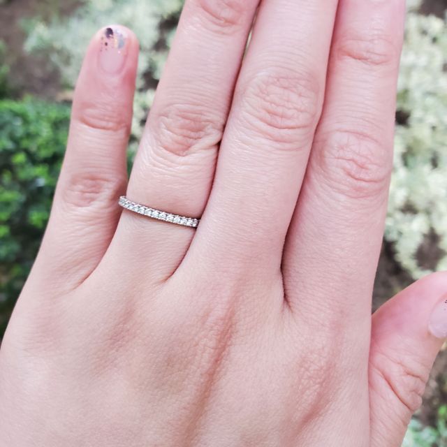 【ショーメ(CHAUMET)の口コミ】 CHAUMETがよかった!
の一言につきます。(笑)
婚約指輪なのでキラキラして…