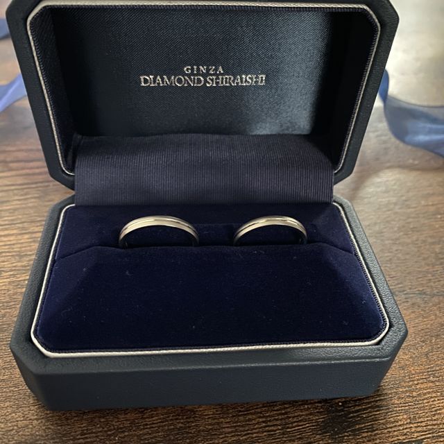 【銀座ダイヤモンドシライシの口コミ】 指輪のデザインが元々希望してたものに近く、アフターサービスや店舗の雰…