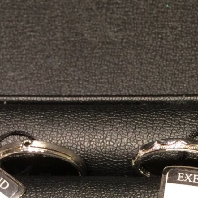 【エクセルコダイヤモンド(EXELCO DIAMOND)の口コミ】 ベールがモチーフで、とってもかわいくて、ひとめぼれしました。婚約指輪…