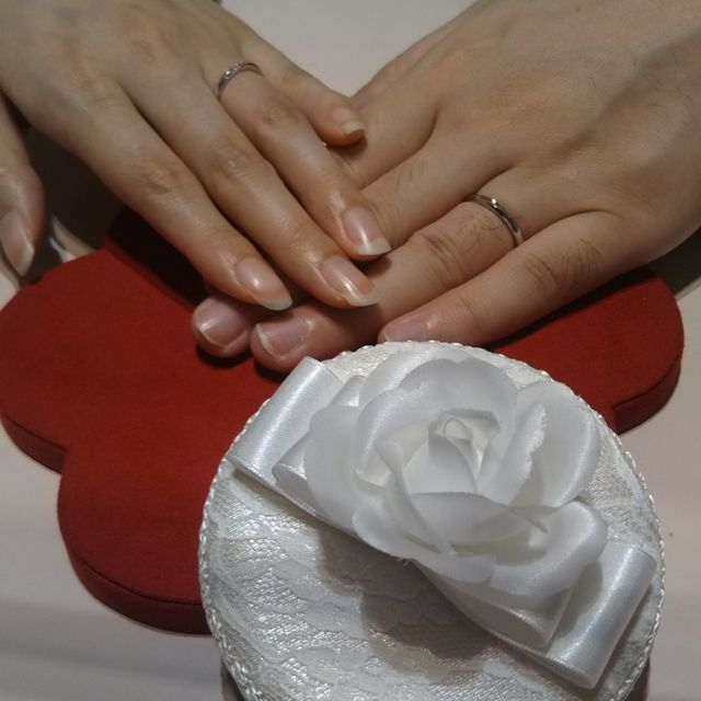 【TRECENTI(トレセンテ)の口コミ】 2人とも普段指輪を着用する習慣がないので、つけ心地がよいものをと思い、…