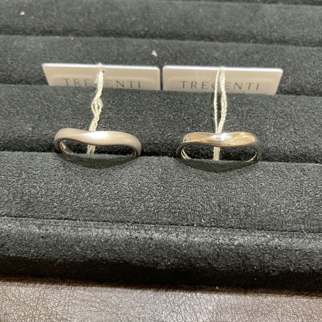 【TRECENTI(トレセンテ)の口コミ】 指が太いので悩んでましたが、ボリュームとデザインでカバー出来る感じで…