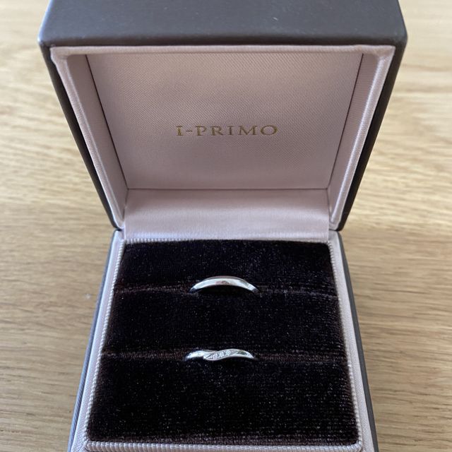 【アイプリモ(I-PRIMO)の口コミ】 最初は夫婦で同じデザインの物を選ぼうかと思っていましたが、今は40%の人…