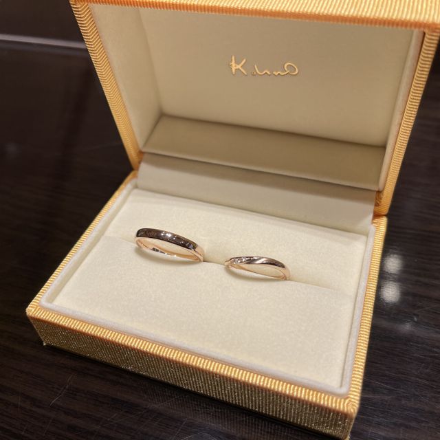 【ケイウノ ブライダル(K.UNO BRIDAL)の口コミ】 担当の店員さんです。店員さんの雰囲気も良かったですし、二人に合う指輪…
