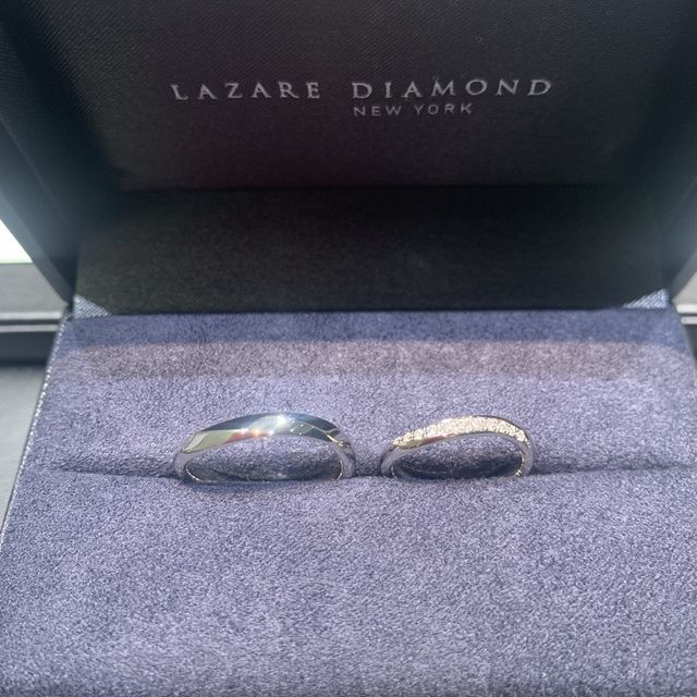 【ラザール ダイヤモンド(LAZARE DIAMOND)の口コミ】 指輪探しにおいてシンプルなものよりもメレダイヤがあるほうがいいと思っ…