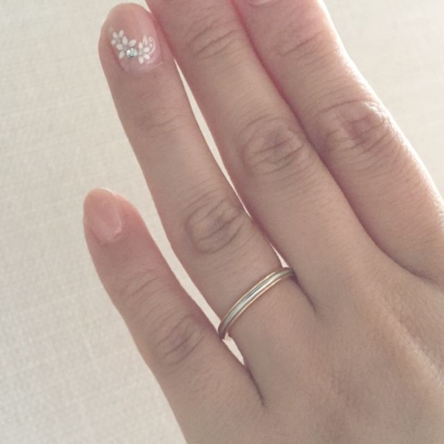 【ティファニー(Tiffany & Co.)の口コミ】 式場の雰囲気に合っていたこと。また、指が短いのがコンプレックスでした…