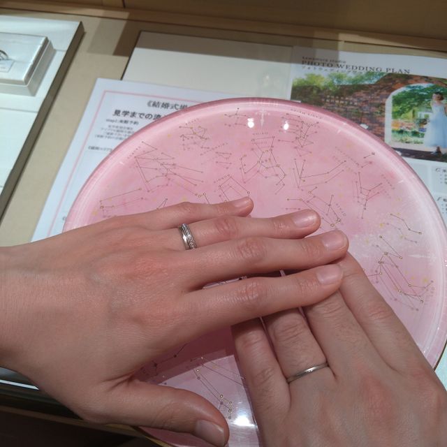 【アイプリモ(I-PRIMO)の口コミ】 指輪をつけているときに違和感がないものを選びました。細めのリングにな…