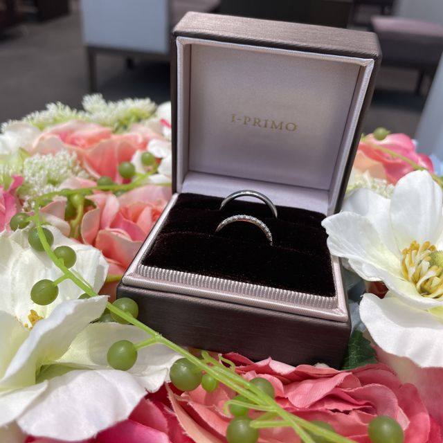 【アイプリモ(I-PRIMO)の口コミ】 ・何店舗か指輪をみたときに、アイプリモさんは一番手厚く、わかりやすい…