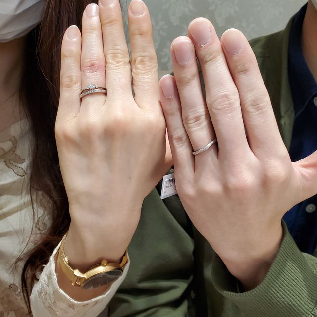 【TRECENTI(トレセンテ)の口コミ】 ダイヤモンドを浮かせたデザインで光を多く取り込み、きれいに輝いている…