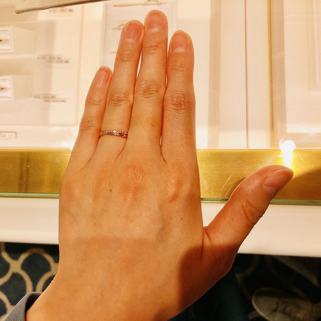 【ヴァンドーム青山(VENDOME AOYAMA)の口コミ】 ネットで当たりを付けていて、お店で実物を見るとやっぱりかわいくて。で…