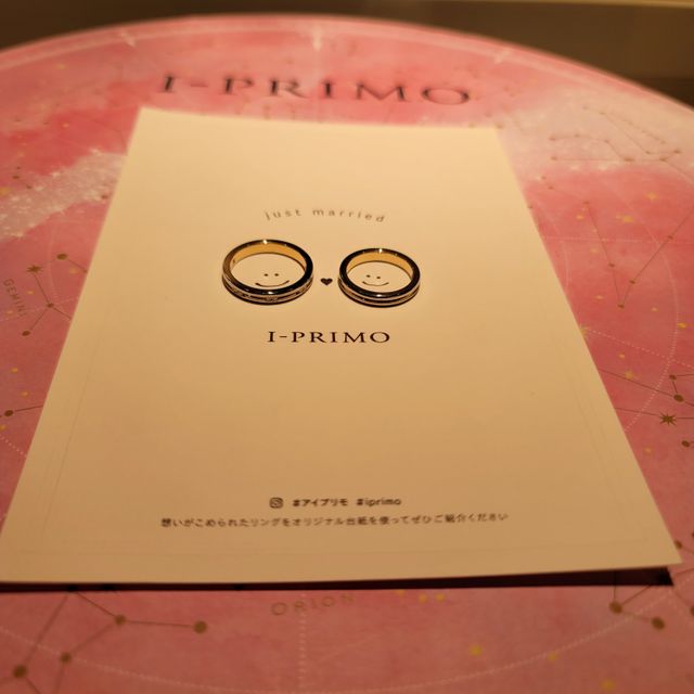 【アイプリモ(I-PRIMO)の口コミ】 2人できちんと話し合いと、相談をして決めました。
デザインも価格帯もき…