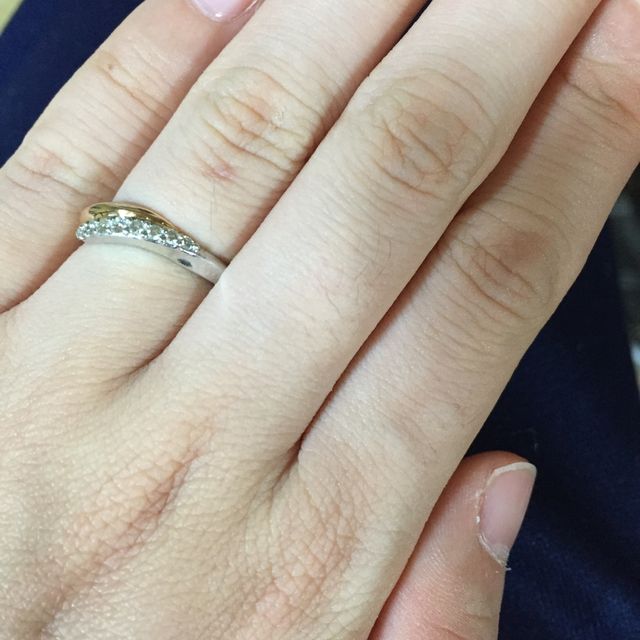 【アイプリモ(I-PRIMO)の口コミ】 普通の結婚指輪じゃおもしろくない、なおかつ可愛いものがいい！と思い、…