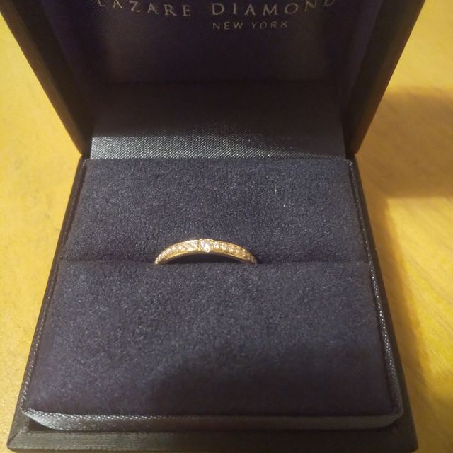 【ラザール ダイヤモンド(LAZARE DIAMOND)の口コミ】 婚約指輪も眠らせず普段づかいしたかったので、はじめからサイズ直しもで…