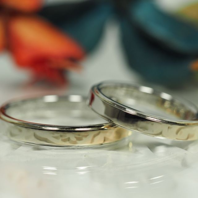 【AUROA(アウロア)の口コミ】 世界にこの店だけの技術だったので、世界に一つだけの自慢できる結婚指輪…