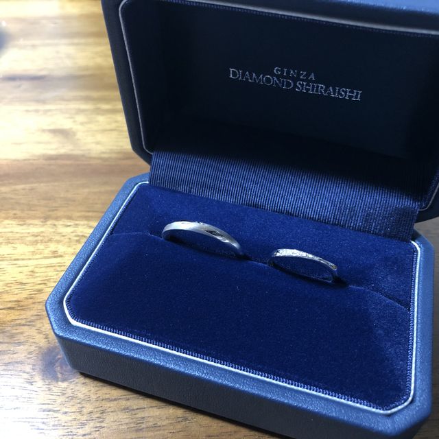 【銀座ダイヤモンドシライシの口コミ】 お店の中をぐるぐるまわって、これだ！とビビッときたものを選びました✱
…