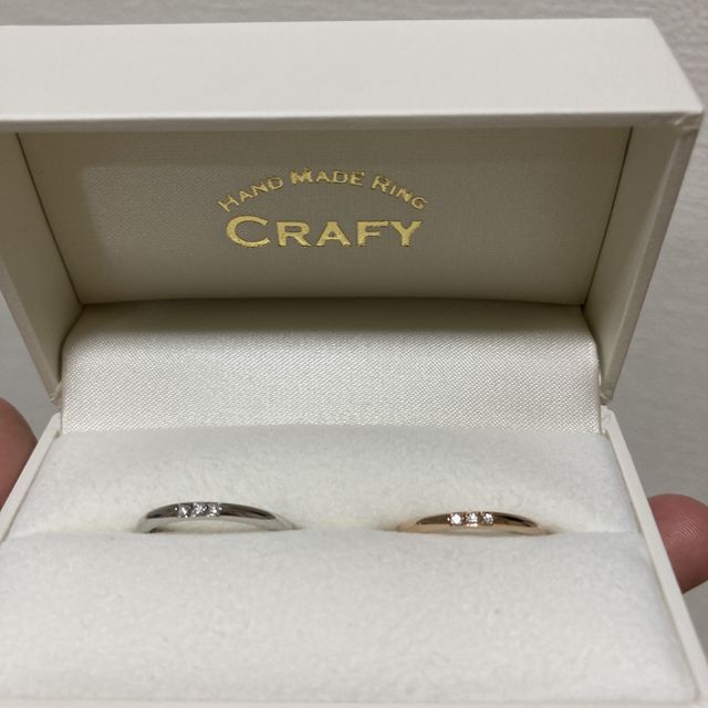 【CRAFY(クラフィ)の口コミ】 2人で世界に一つだけの手作りの指輪を作れるという事で決めました、他のブ…