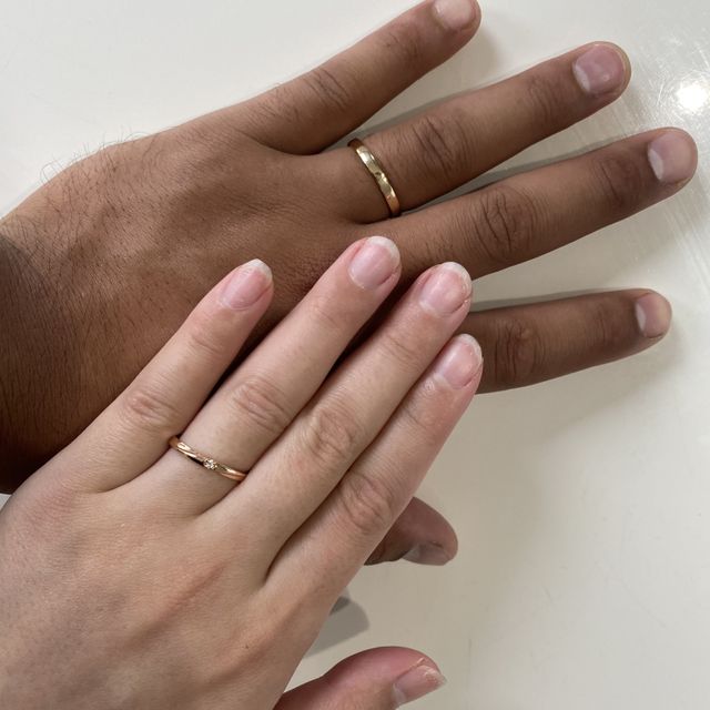 【4℃ BRIDAL(ヨンドシーブライダル)の口コミ】 結婚指輪は、人生で一度だけしか選ぶことができないし一生一緒に着けてい…