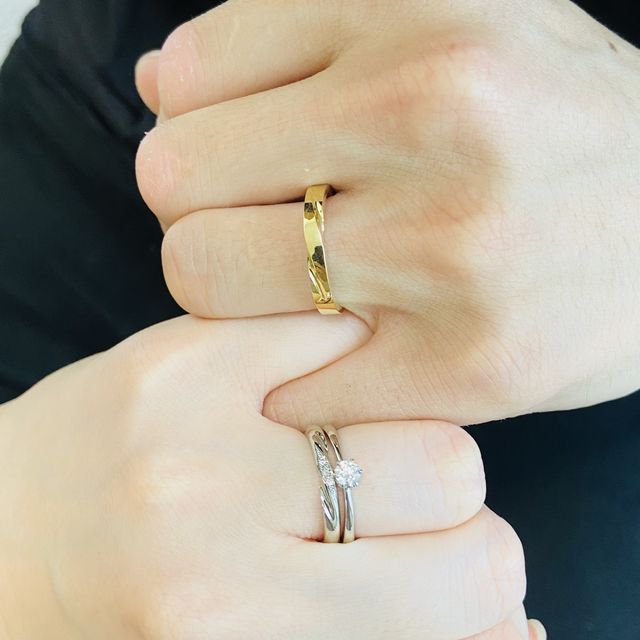 【CRAFY(クラフィ)の口コミ】 ペアリングを持ったことがなく、好みの指輪もわからない状態で来店予約を…