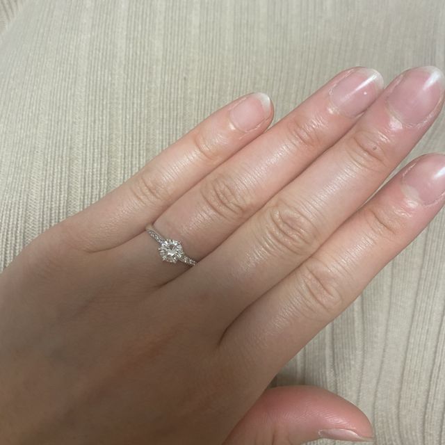 【宝寿堂(ほうじゅどう)の口コミ】 父がプロポーズで母にあげた婚約指輪をリフォームしました。
先に結婚指輪…