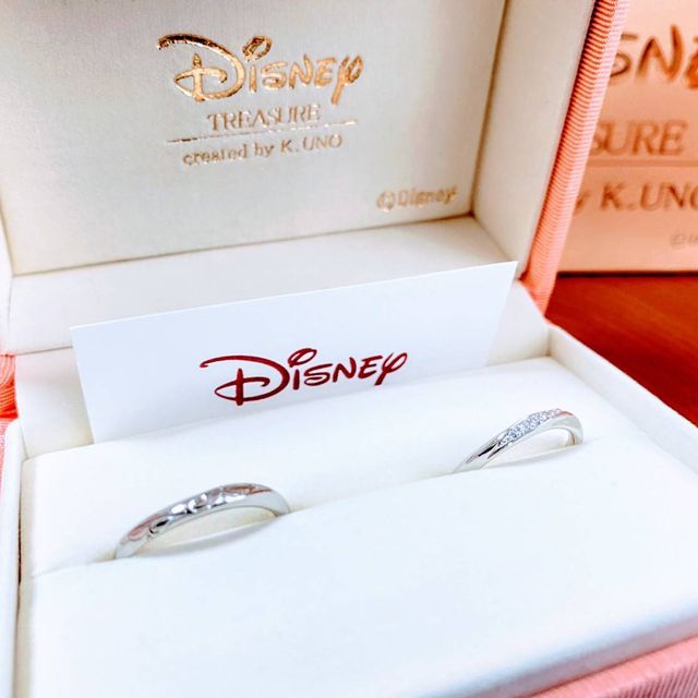 【ケイウノ ブライダル(K.UNO BRIDAL)の口コミ】 ウェブで指輪を探していたところ、ディズニーのデザインが目に止まり、実…