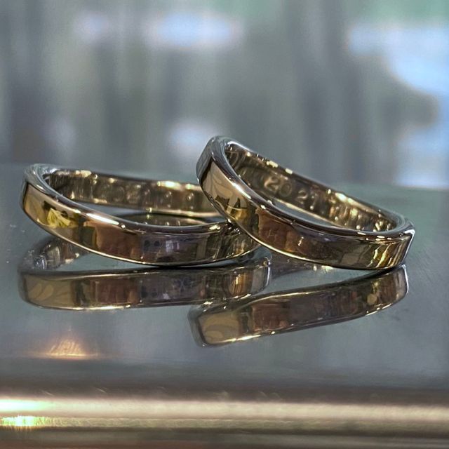 【ichi(イチ)の口コミ】 いわゆる「ザ・結婚指輪」ではなく、世界に１つしか無い自分たちらしい指…