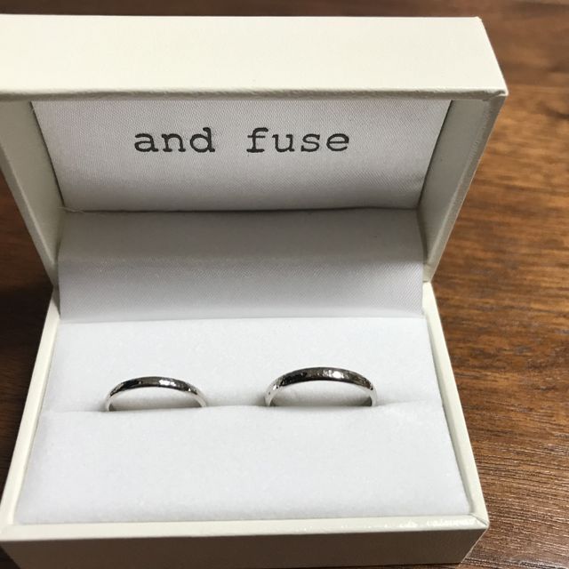 【湘南彫金工房 andfuseの口コミ】 2人で手作りできること、専属でサポート頂ける、プライベート空間で作れる…