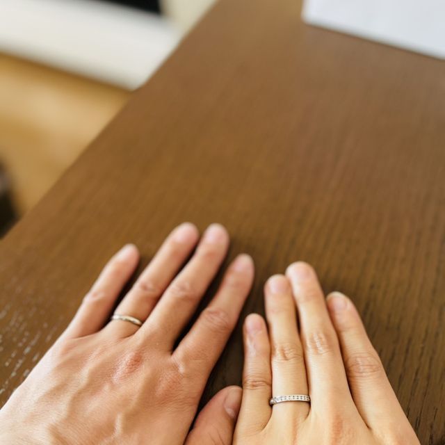 【ROYAL ASSCHER(ロイヤル・アッシャー)の口コミ】 普段仕事柄指輪ははめられないので、お出かけの時に使えるようにキラキラ…