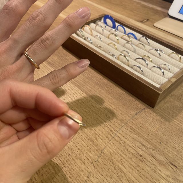 【CRAFY(クラフィ)の口コミ】 手作りということで、まずは相談会に参加しました。その際にどんな指輪が…