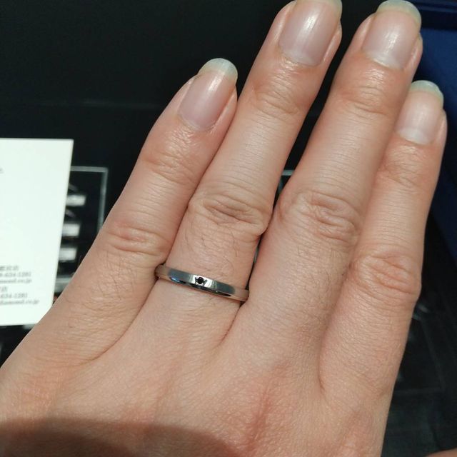 【エクセルコダイヤモンド(EXELCO DIAMOND)の口コミ】 デザインはさまざまなので、自分たちの好みで選ぶと良いです。私たちはシ…