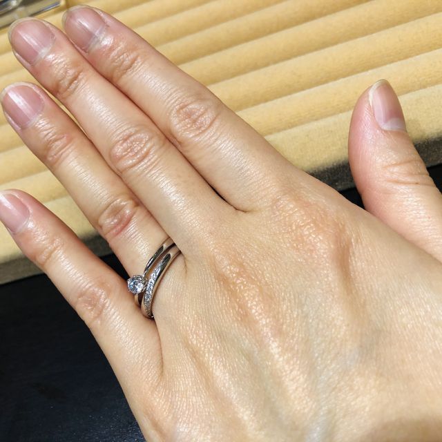 【TRECENTI(トレセンテ)の口コミ】 自分の好みに加えて、自分の指に似合うデザインがあったこと。タイミング…