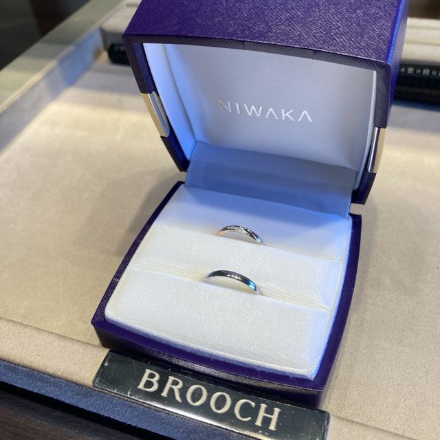 【俄(にわか)の口コミ】 シンプルなデザインのものが希望でしたので、お店の人にいろいろ提案して…