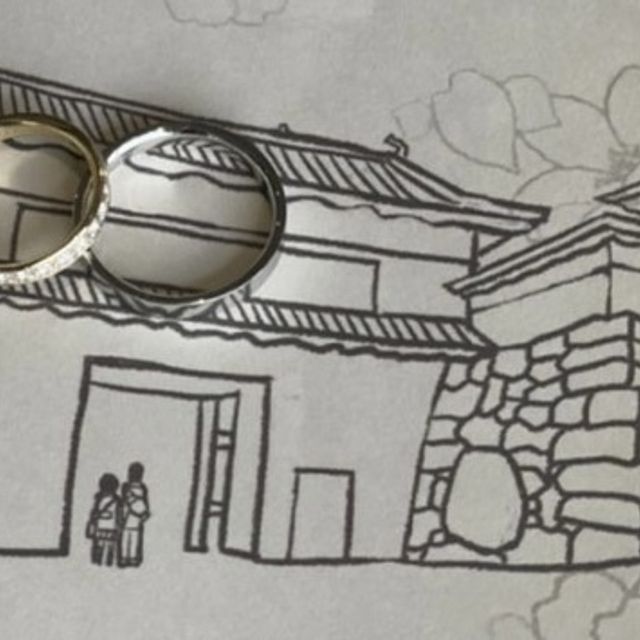 【俄(にわか)の口コミ】 好みに合わせて、指輪の太さや色、素材を選択できるので、自分たちが満足…