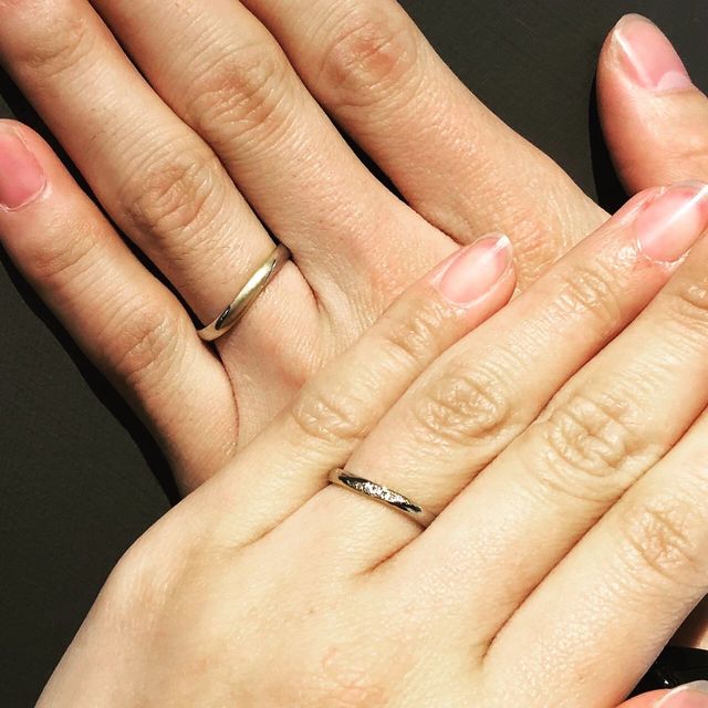 【RosettE(ロゼット)の口コミ】 プラチナとゴールドのコンビで探しました！初めはダイヤなしを希望してい…