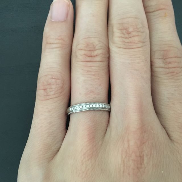 【アイプリモ(I-PRIMO)の口コミ】 スタッフの方に鋳造製法に強度のあるリングと教えていただき、長い間身に…