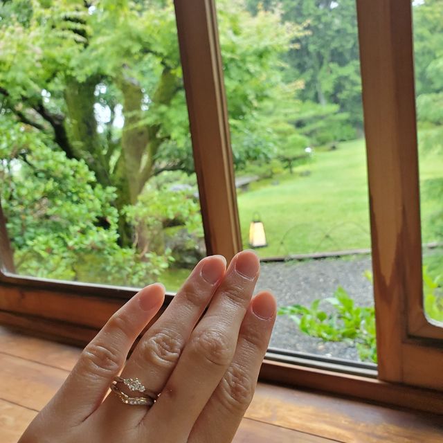 【ケイウノ ブライダル(K.UNO BRIDAL)の口コミ】 3点セットで買い求めやすいプランが用意されていた事と、裏のブランド名の…